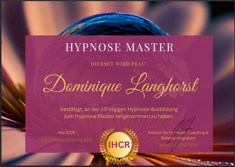 Zertifikat Hypnose Master